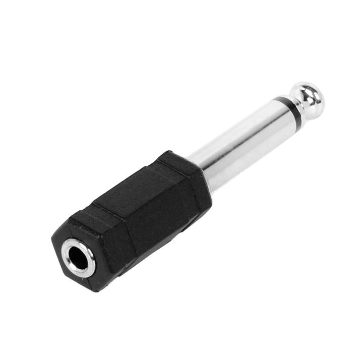 carlsbro-หัวแปลงแจ็คเล็กเป็นแจ็คใหญ่-แบบโมโน-3-5mm-female-mono-mini-plug-to-1-4-male-mono-phone-jack-adapter-รุ่น-cc308-ซื้อ-1-แถม-1