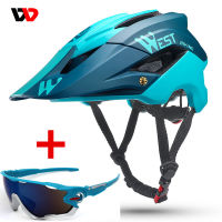 WEST BIKING หมวกกันน็อคจักรยาน Trail MTB All-Terrain Bike Helmet OFF-ROAD Casco Ciclismo Bicicleta Mountain Bike Cycling Helmet