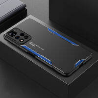 LANLIN เคส Xiaomi Redmi Note 11 Pro + Redmi Note 11S 5G ฝาหลังเป็นฝ้าทำจากโลหะเคสโทรศัพท์เคสกรอบ TPU นุ่มกล่องเคสอะลูมิเนียมกันตกแบบบางเฉียบสำหรับ Redmi Note 11 Pro +