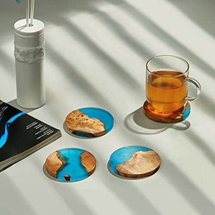 4-pcs-wooden-coasters-with-epoxy-resin-bar-coaster-blue-for-drinks-modern-coasters-for-bar-kitchen-home-apartment