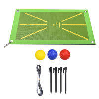 【เรือจากประเทศไทย】 พรมซ้อมแนวสวิ่ง Golf Training Mat Golf Mat for Swing Detection Batting Mini Golf Practice Training Aid