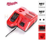 Milwaukee M12-18FC แท่นชาร์จแบตเตอรี่ 12-18 โวลต์ แบบชาร์จเร็ว