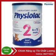 Sữa Physiolac số 2 900g dành cho trẻ từ 6 12 tháng