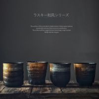ถ้วยชาเครื่องเซรามิคถ้วยสโตนแวร์ถ้วยชากังฟูญี่ปุ่นแก้วระบายสีด้วยมือถ้วยถ้วยกาแฟนมชาญี่ปุ่น