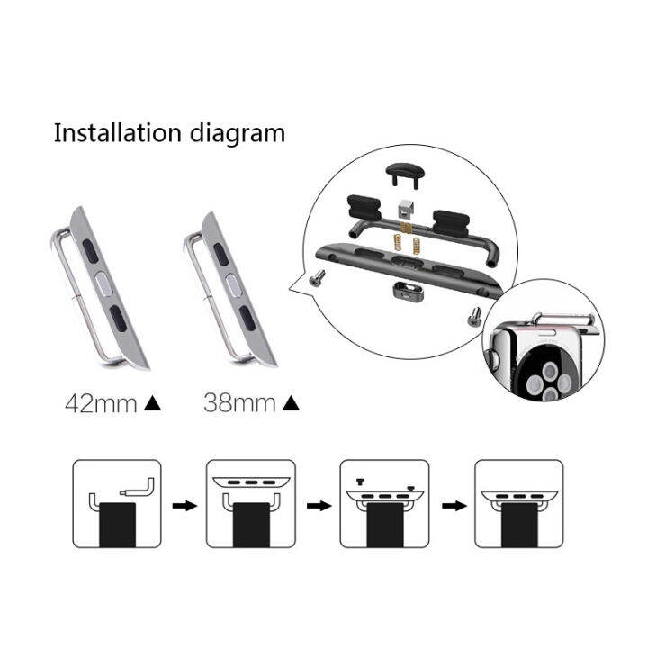 ขั้วต่อสายชาร์ตโทรศัพท์แอนดรอยด์1คู่สำหรับนาฬิกา-apple-อัลตร้า8-7-49มม-41มม-45มม-44มม-40มม-42มม-38มม-สำหรับ-i-watch-6-se-5-4-3-2-1เครื่องมือ
