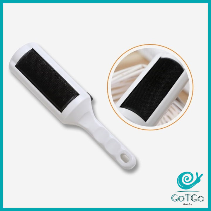 gotgo-ลูกกลิ้งปัดฝุ่น-แปรงขนแมว-แบบพกพา-ลูกกลิ้งปัดฝุ่นไฟฟ้าสถิต-electrostatic-mini-dryer-lint-brush-มีสินค้าพร้อมส่ง