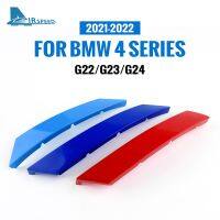 Sticker For BMW 4 Series G22 G23 G24 2021 2022 Car Front Grill Trim Strips Covers Motorsport Decoration Car-styling Accessories