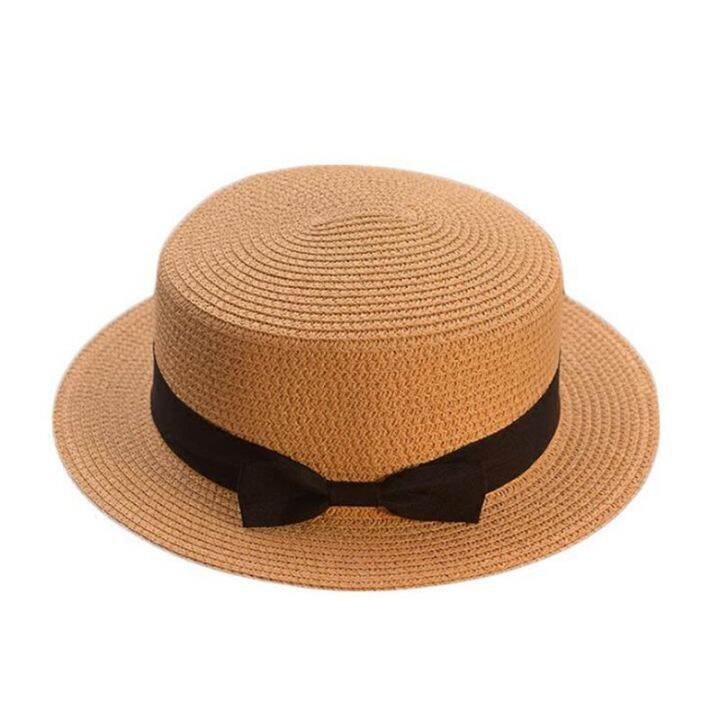 cc-new-summer-women-boater-beach-hat-female-casual-panama-hat-lady-ribbon-classic-bowknot-flat-sun-hat-women-fedoras-travel