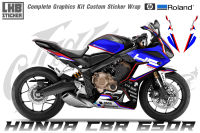 สติ๊กเกอร์แต่งลายรถ Honda CBR 650R ลาย HP4