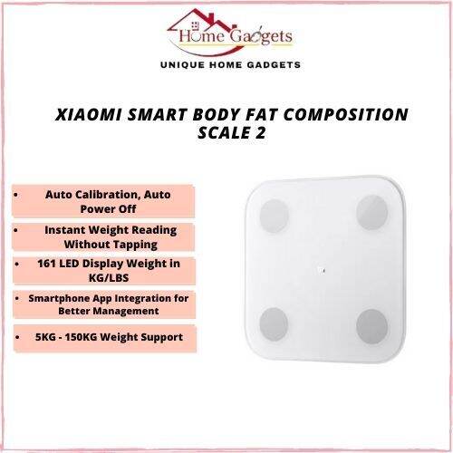 Xiaomi Body Fat Composition Scale 2 Bluetooth Digital Weight Scale ...