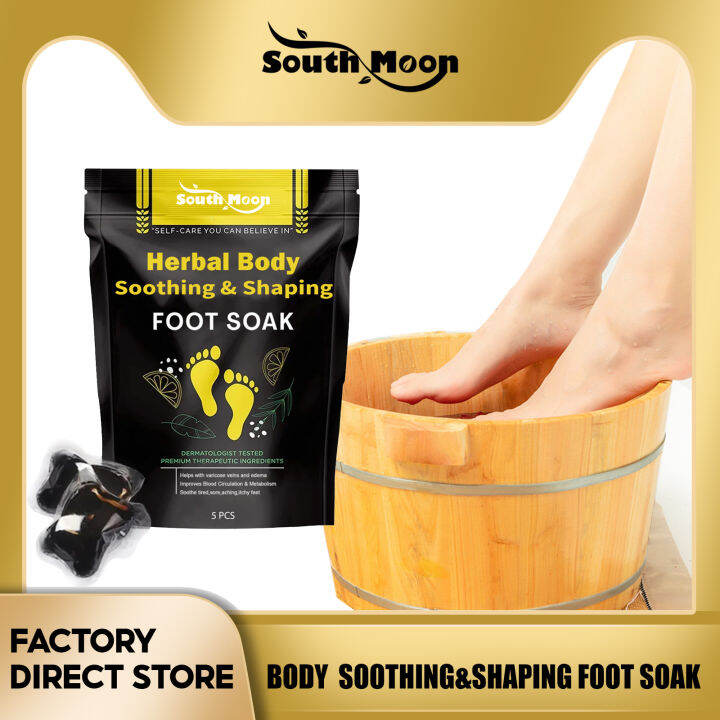 South Moon Foot Cleaning Soak Natural Herbal Body Soothing Shaping ...