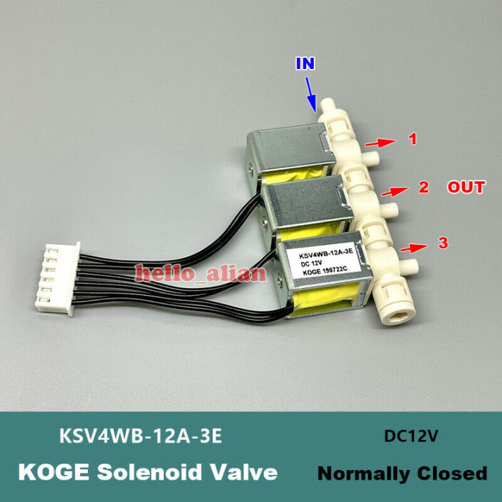 dc-12v-koge-ksv4wb-micro-solenoid-valve-3-way-normally-closed-air-gas-flow-valve-triple-valve-smart-parallel-valve-valves
