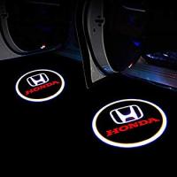 1คู่ HONDA / ACURA LED ประตูไฟรถยนต์แสงเลเซอร์เงาโลโก้ สำหรับ โปรเจคเตอร์ เช็ต2ชิ้น/ ติดตั้งง่าย / จัดส่งด่วน / Courtesy door shadow TUNING lights