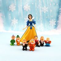 ❧ 8pcs/Set Snow White and the Seven Dwarfs FiguresMiniatures Kids Fans Gift Toys