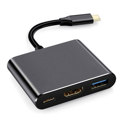 USB C HUB to HDMI-compatible For Macbook ProAir Thunderbolt 3 USB Type C Hub to HDMI-compatible USB 3.0 Port USB-C Power