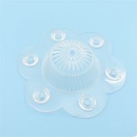 Flower-Type Transparent Bathroom With Suction Cup PVC Hair Filter Floor Drain Sewer Hair Clog Dishracks Sink accessories