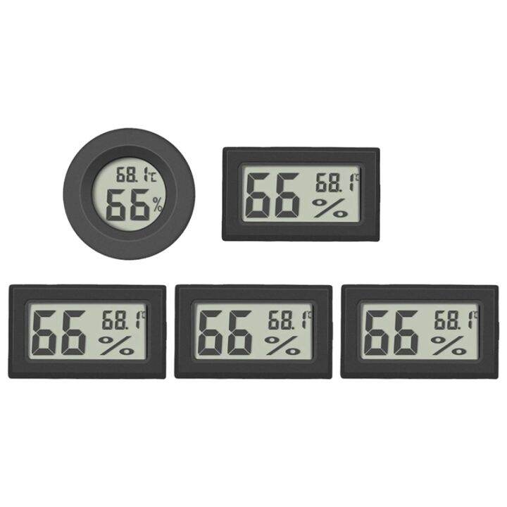 Mini Digital Hygrometer Indoor Pack Of 5 Room Room Temperature and