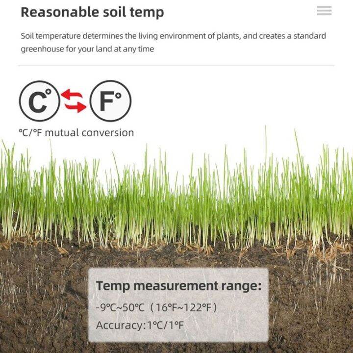 ความชื้นใน-alat-pengukur-ph-tanah-แสงอุณหภูมิดินที่เป็นกรดเซ็นเซอร์ความชื้น5-in-1สำหรับเครื่องมือทำสวนพืชดอกไม้