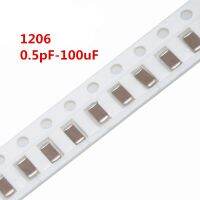 【YF】◇  100pcs 1206 SMD Chip Multilayer Capacitor 0.5pF - 100uF 10pF 100pF 1nF 10nF 15nF 100nF 0.1uF 1uF 2.2uF 4.7uF 10uF 47uF