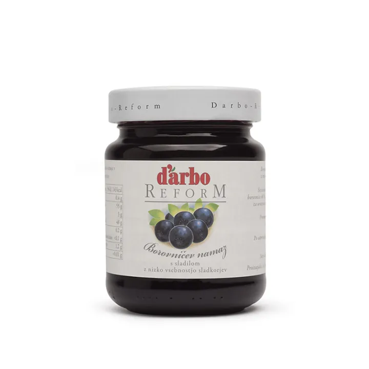 Darbo Diabetic Blueberry Jam 330gr / แยมบลูเบอร์รี่ ตราดาร์โบ้ ขนาด 330