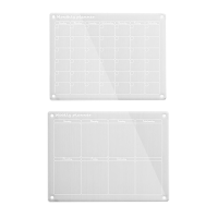 Magnetic Acrylic Calendar for Fridge Dry Erase Board Calendar for Fridge, Reusable Planner, Gift for Home Organization