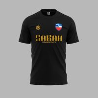 shot goods [READY STOCK] Sabah Negeri Di Bawah Bayu Jersi Black/Gold - Jersey Roundneck