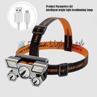 flashlight headlamp 5 LED L3031ไฟฉายคาดหัว  Outdoor  Rechargeable usb