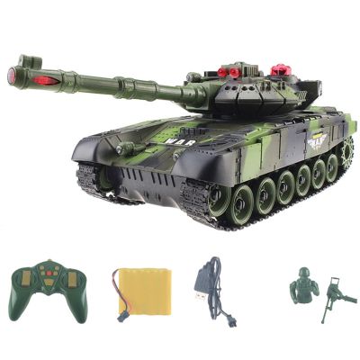 Mini Rc Tank 2.4ghz, With Usb Charger, Wireless Cable Remote Control, Armored Dropship
