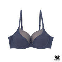 Wacoal Push Up Bra บราดันทรง รูปแบบมีโครง 3/4 Cup - WB5P31 สีน้ำเงิน (NG)