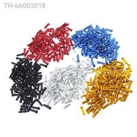 ✗✸▤ 20pcs Bike Cable End Caps for MTB Aluminium Alloy Bicycle Brake Wire Terminal Housing Ferrules Crimps Wire Tip Dust Cover