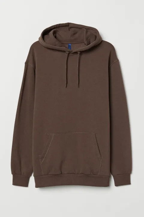 brown sweat shirt