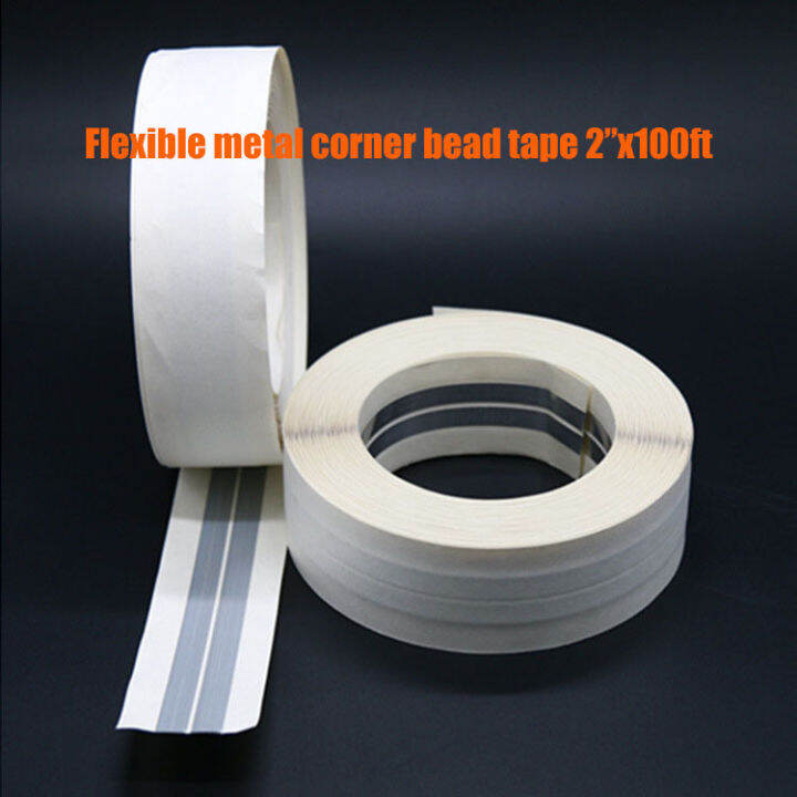 Flexible metal corner bead tape 2”x100ft Lazada PH