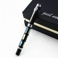 【▼Hot Sales▼】 mao940 Jinhao ปากกาลูกบอลกลิ้งเปลือกหอยไข่มุกที่เจิดจ้าทะเลลึก