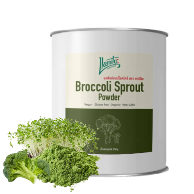 ☘️🔥ผงต้นอ่อนบร็อคโคลี่ ออร์แกนิค  (Organic Broccoli Sprout Powder) คัดเกรดคุณภาพ สารสกัดเข้มข้น×10 ตรา ยามิโตะ
ขนาด 250 กรัม