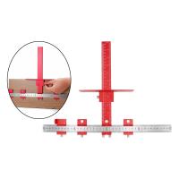 Punch Locator Cabinet Hardware Jig for Handles and Knobs On Doors