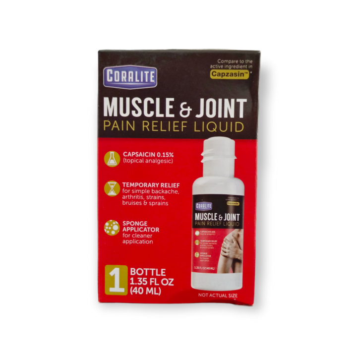 (USA) Coralite Muscle & Joint Pain relief Liquid. 40 ml. Lazada PH