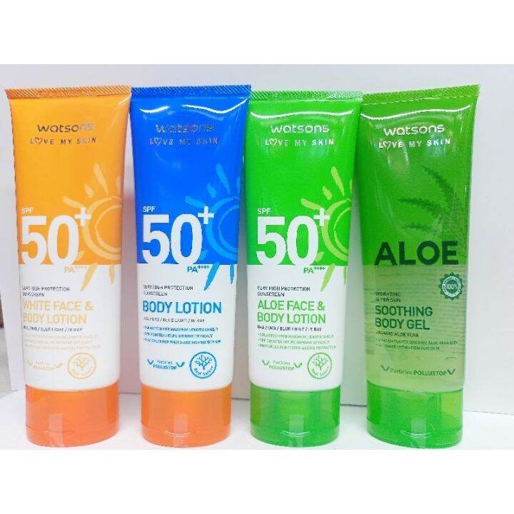 WATSONS SUNSCREEN SPF50 FACE BODY LOTION Lazada PH