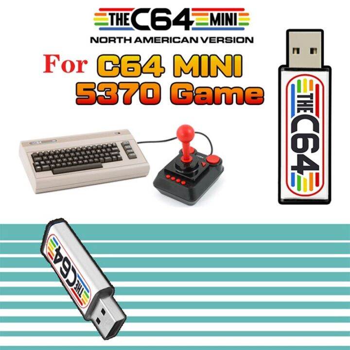 แท่งสายชาร์จusb-สำรองสำหรับ-c64คอนโซลเกมย้อนยุคมินิปลั๊กแอนด์เพลย์-usb-stick-ดิสก์เกม-u-disk-พร้อมเกม5370