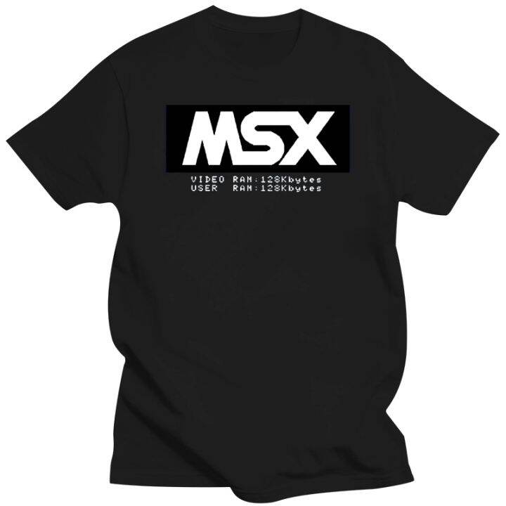 ผ้าฝ้าย100-ที่มีคุณภาพสูงเสื้อยืดผู้ชายเสื้อยืด-msx-คอมพิวเตอร์-b-ooting-เสื้อยืดผู้หญิงเสื้อยืด