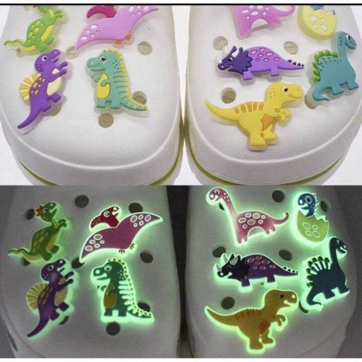 Glow in the dark dinosaur jibbitz Lazada PH