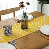 Proud Rose Yellow Table Flag Modern Minimalist Checkered Table Runner Shoes Cabinet Cover Cloth Linen Bed Runner