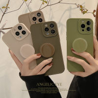 เคสโทรศัพท์กันกระแทกสำหรับ iPhone 14 13 12 11 Pro Max Mini XS XR 8 7 Plus + SE 2020เคสโทรศัพท์ซิลิโคนแข็งพร้อมเคสฝาครอบแท่นวางพับได้รองรับแฟชั่น