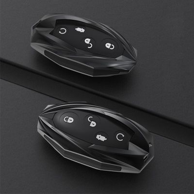 Zinc Alloy Car Remote Key Fob Cover Case Holder Shell Protector For BYD Song Max Yuan S7 Qin 80 Keychain Accessories