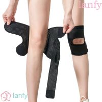 uShuangYangYaFaXin Lanfy สนับเข่า ยืดหยุ่น ระบายอากาศ ปรับได้ อุปกรณ์เสริม สําหรับเล่นกีฬา