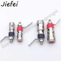 10-100Pcs Nickel Plated 2mm/4mm L Banana Audio Plug Jack Socket Connector Amplifier Terminal Spring Loaded Binding Post