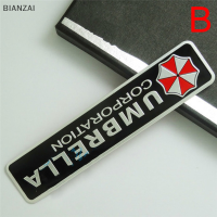 BIANZAI 3D อลูมิเนียมอัลลอยร่ม Corporation Resident Evil decals ตกแต่งป้าย