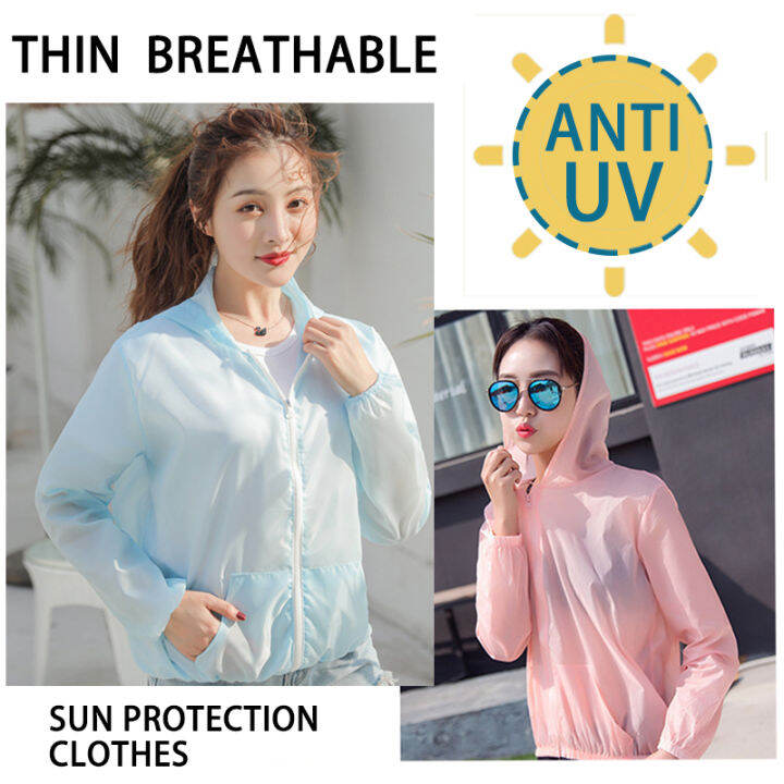 women’s Outdoor Sun Protection Clothes 2023 New Summer Long Sleeve Thin
