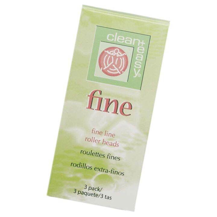 Clean + Easy gentle roller head for facial hair removal, rolling wax