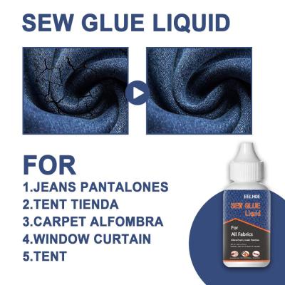 1/5pcs Ultra-stick Sew Glue Liquid Sewing Solution Kit Universal Fast Tack Dry Multifunction Clothing Repair Glue Dropship Adhesives Tape