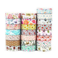 2022 จำนวนมากใหม่ 1PC 10M ตกแต่งดอกไม้น่ารักใบ Washi เทปสำหรับ Scrapbooking Journal Masking เทปเครื่องเขียนน่ารัก-fkldqyfiopgjf